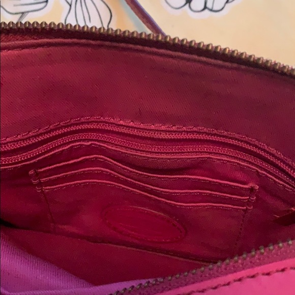 Pink fossil cross shoulder bag - Picture 2 of 6